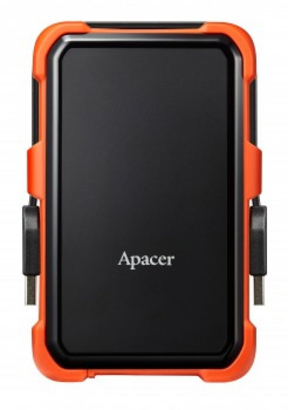 Apacer AC630 Siyah-Turuncu 1 TB Askeri Sınıf Darbeye Dayanıklı 2.5" USB 3.1 Taşınabilir Harddisk (AP1TBAC630T-1) - 4