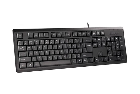 A4 TECH KR-92 Q KLAVYE USB STANDART SİYAH - 7