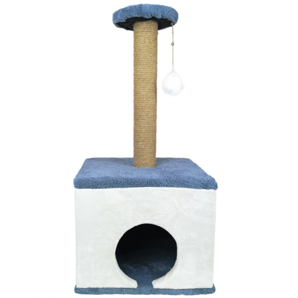 Kare Kedi Evi ve Tırmalama Platformu - 2