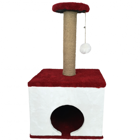Kare Kedi Evi ve Tırmalama Platformu - 3