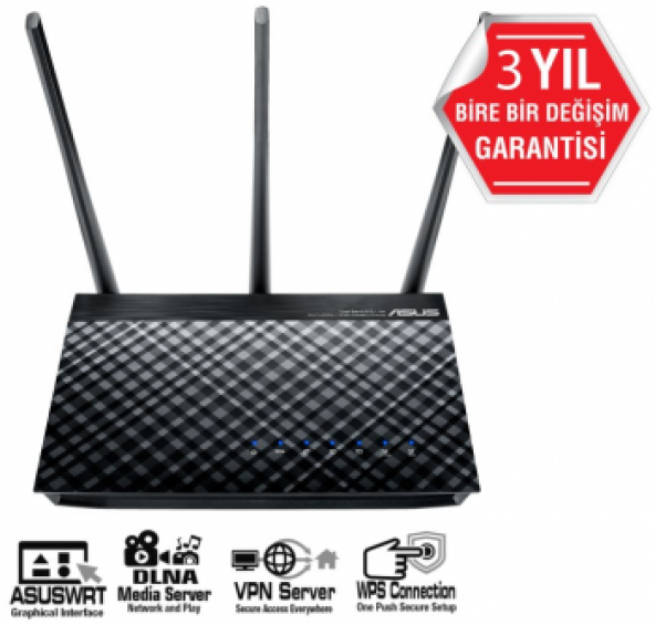 ASUS DSL-AC750 2PORT ADSL/VDSL 750Mbps MODEM/ROUTER - 4