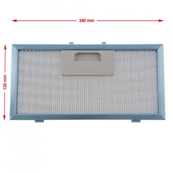Davlumbaz Tel Filtre - 240x120 mm - Resim 3