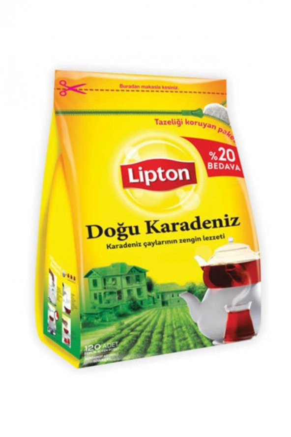 Lipton Doğu Karadeniz Demlik Poşet Çay 120li 384 G