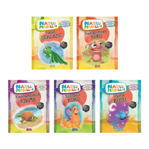 Nasıllı Masallar Seti 5 Kitap Takım - Yediveren Çocuk