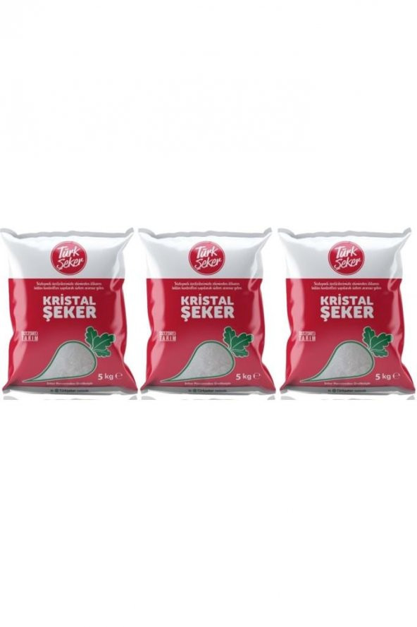 Türk şeker Toz Şeker 15kg (3pk*5kg)