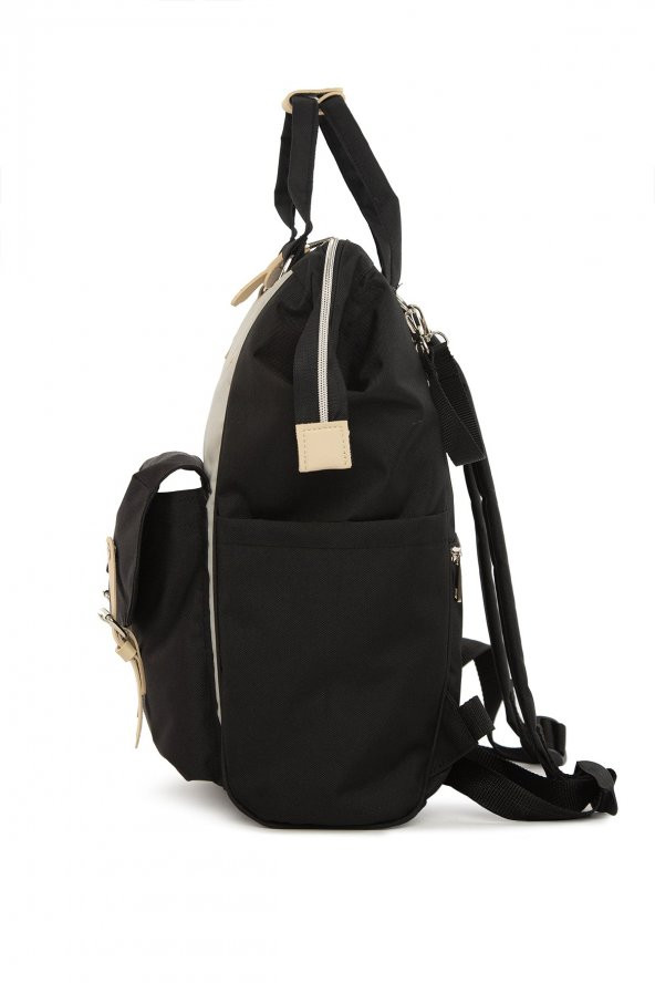 Bagmori Siyah Cepli Logolu Anne Bebek Çantası - 3