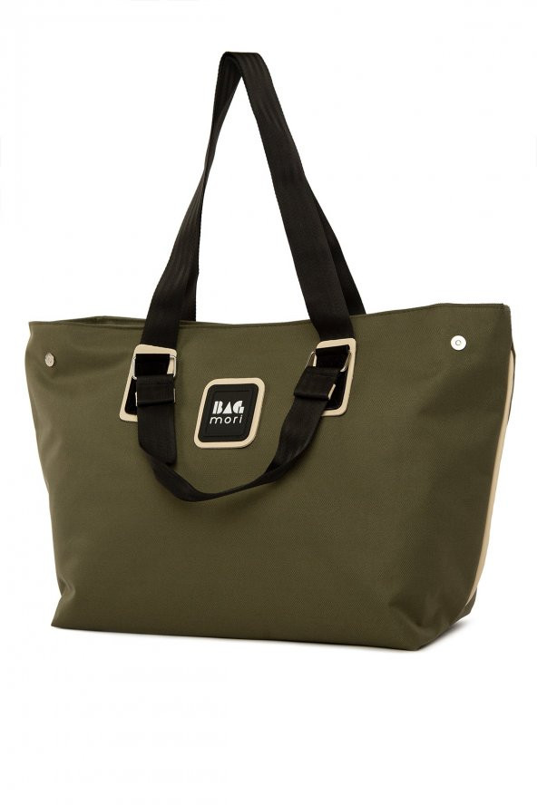 Bagmori Haki Garnili Çıtçıtlı Askılı Anne Bebek Bakım Çantası - 2