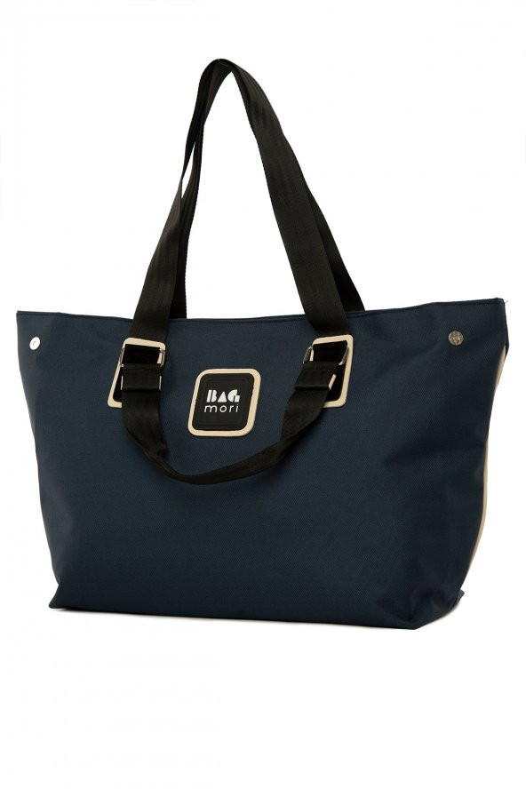 Bagmori Lacivert Garnili Çıtçıtlı Askılı Anne Bebek Bakım Çantası - 2