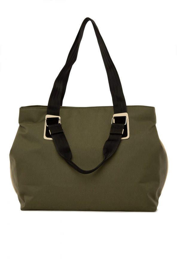 Bagmori Haki Garnili Çıtçıtlı Askılı Anne Bebek Bakım Çantası - 5