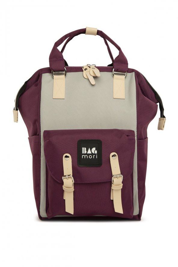Bagmori Mor Cepli Logolu Anne Bebek Çantası