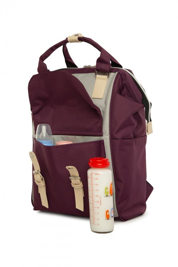 Bagmori Mor Cepli Logolu Anne Bebek Çantası - 2