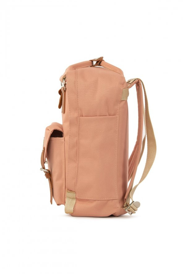 Bagmori Pudra Kemer Detaylı Cepli Sırt Çantası - 3