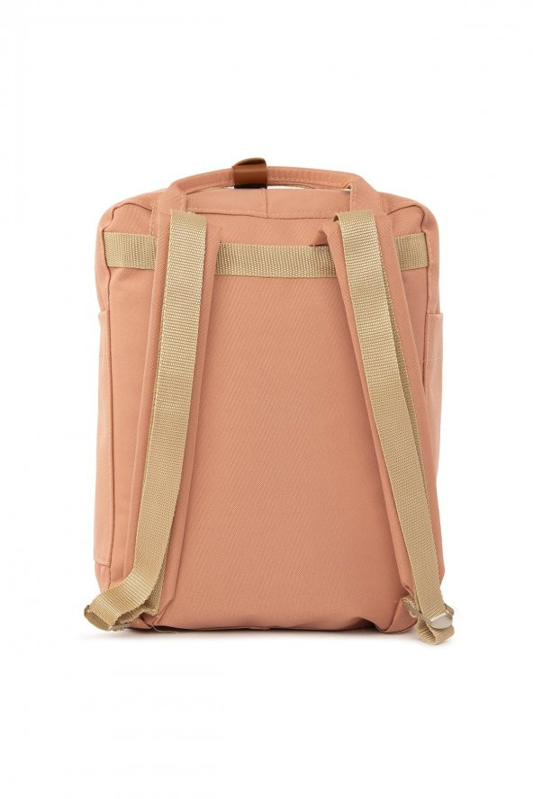 Bagmori Pudra Kemer Detaylı Cepli Sırt Çantası - 4