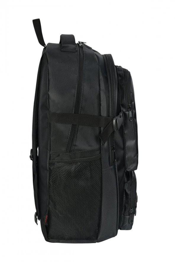 Dağcı 55Litre Outdoor Spor Kamp Çanta Suluk Gözlü Sıyah - 2