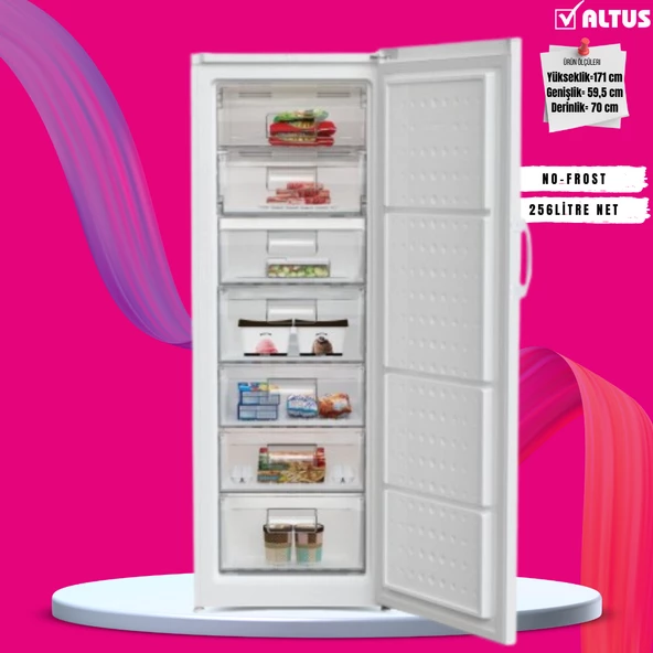 Altus Al 709 Nfe Yeni Ürün E Enerji 7 Çekmeceli No-Frost Derin Dondurucu - 2