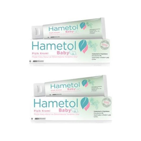 Hametol Baby Pişik Kremi 30 gr 2li