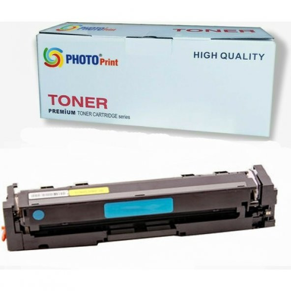 Photo Print Hp Color Laserjet Pro M182NW 216A / W2411A Mavi Ithal Muadil Toner 850 Syf Renkli Chipsiz