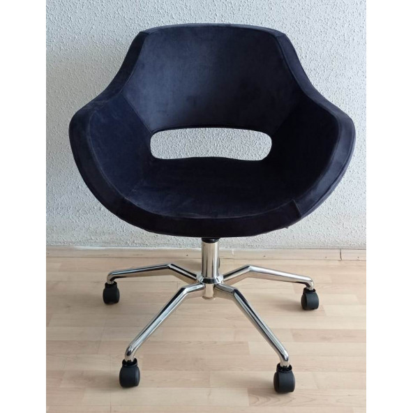 Sekreter Sandalyesi Ofis Koltuğu Örümcek Ayaklı - Resim 2