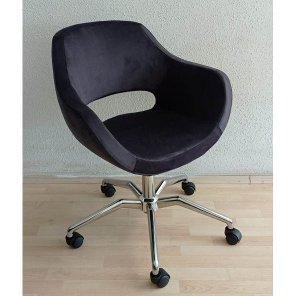 Sekreter Sandalyesi Ofis Koltuğu Örümcek Ayaklı - Resim 3