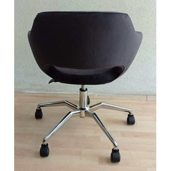 Sekreter Sandalyesi Ofis Koltuğu Örümcek Ayaklı - Resim 4