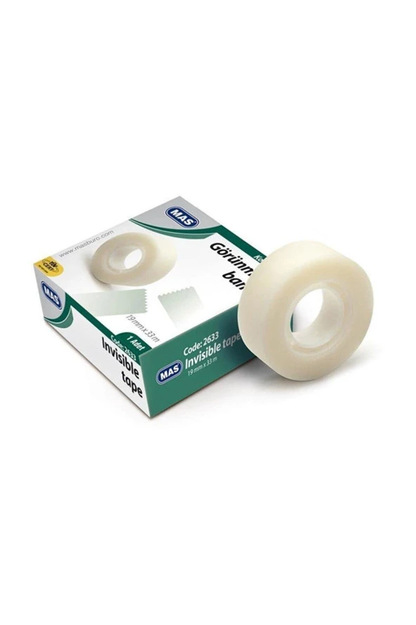 Mas Görünmez Bant 19 mm x 33 Metre ürün görseli 1