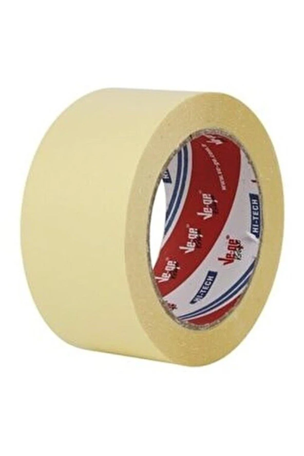 Ve-Ge Krepe Maskeleme Bantı 36 MM x 30 Metre Bej