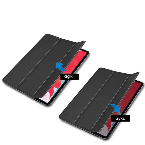 Apple iPad Air 10.9 2022 5.Nesil Smart Cover Standlı Akıllı Kılıf - 3