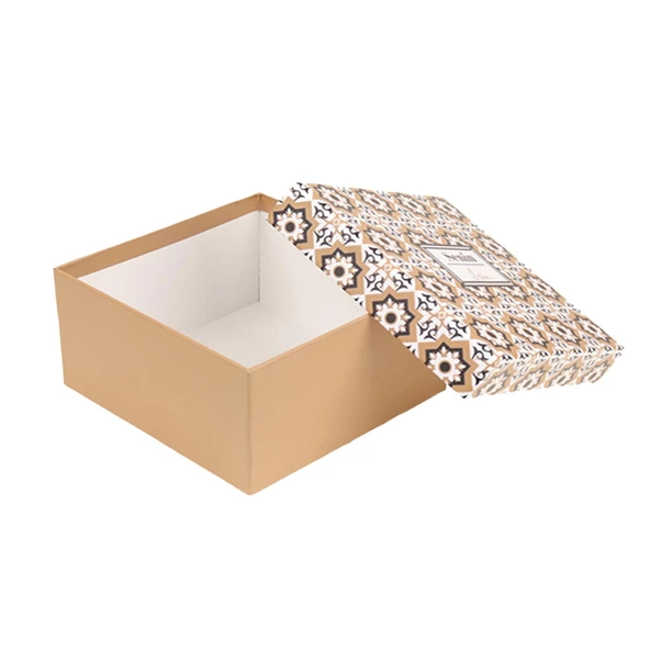 SENİN İÇİN KAHVERENGİ TASARIMLI HEDİYE KUTUSU NO:3 - 3