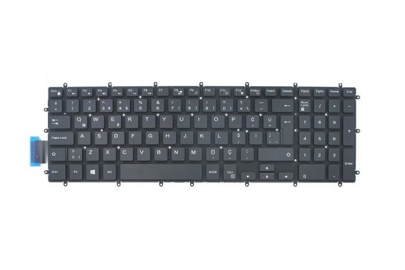 Dell 7566, P65F, P66F, P72F, P75F Notebook Klavye (Siyah TR)