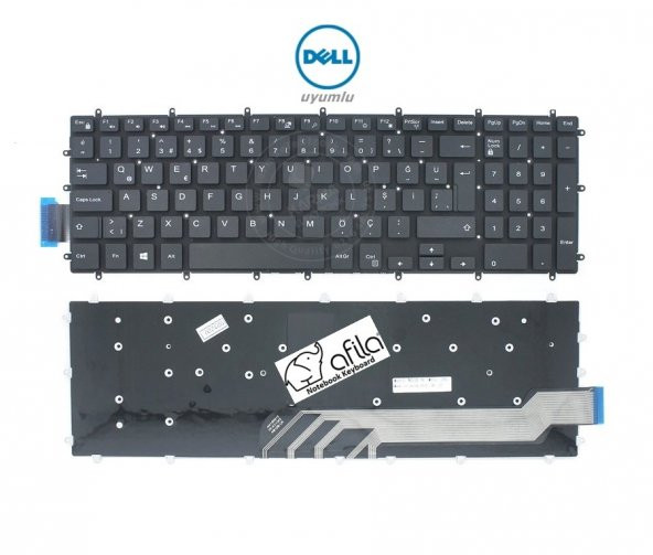 Dell inspiron 15 5565 5567 5568 Klavye - Laptop Tuş Takımı (Siyah TR) - 2
