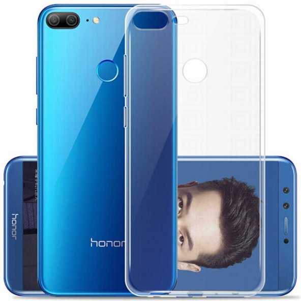 Huawei Honor 9 Lite Kılıf Zore Ultra İnce Silikon Kapak 0.2mm Şeffaf Kılıf