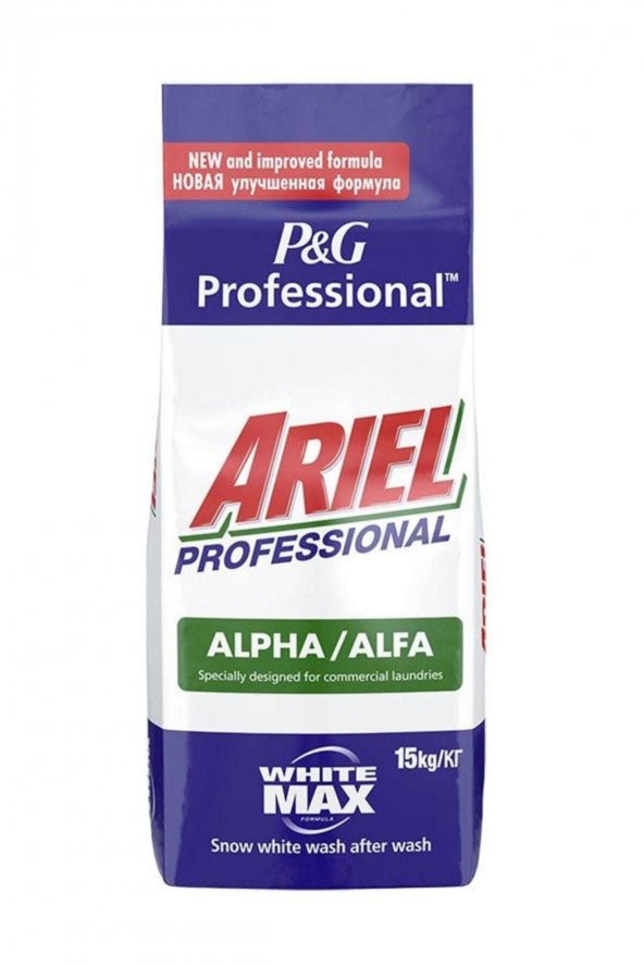 P&G Ariel Professıonal Alfa White Max 15 kg - 2