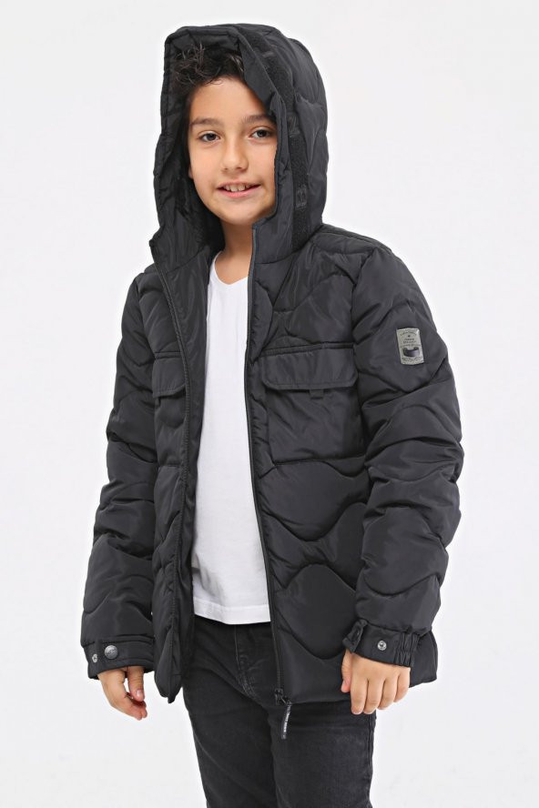 Benittokids Erkek Çocuk Mont Siyah 51230S - 3