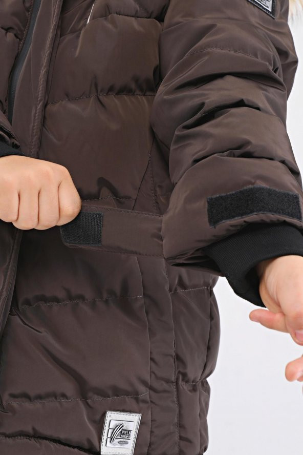 Benittokids Natural Kürklü Erkek Çocuk Kaban 51237K - 5