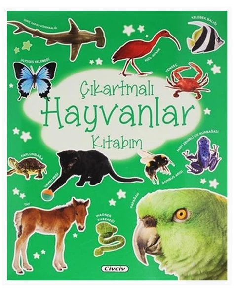 Çıkartmalı Hayvanlar Kitabım