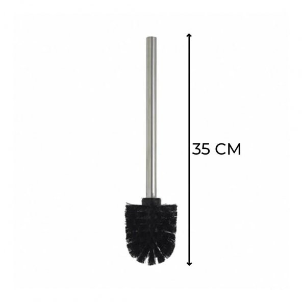 Metal Saplı Wc Tuvalet Klozet Fırçası Yedek 35 cm - 2