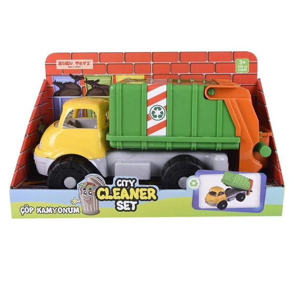 Zuzu Toys Renkli Oyuncak Çöp Kamyonu ürün görseli 1