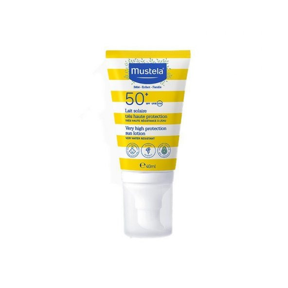 Mustela Protective Face Cream Spf 50+ (40 Ml) / Çok Yüksek Koruma Faktörlü Güneş Losyonu