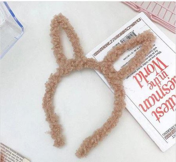 Tavşan Kulak Kahverengi Taç Kadın Kız Saç Toka
