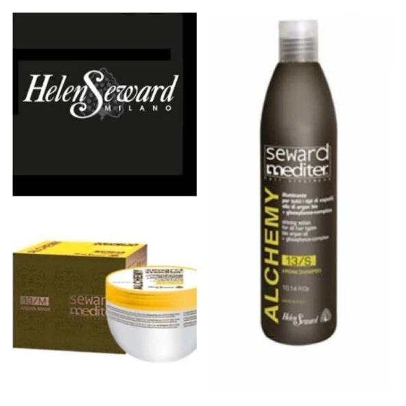 Helen Seward 13/S Alchemy Argan Şampuan 300ml.+ 13/M Alchemy Argan Maske 250ml.