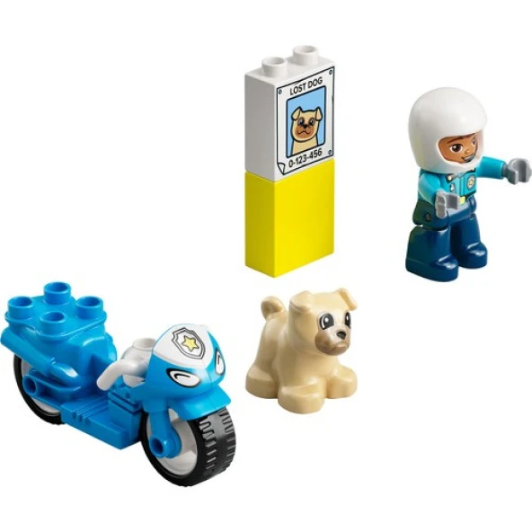 Lego Duplo Kurtarma Polis Motosikleti 10967 - Resim 2