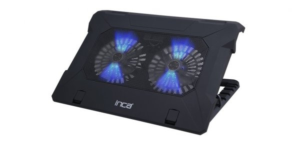 iNca Notebook Laptop Soğutucu Ayarlanabilir 2 Fanlı RGB Yüksek Soğutma INC-321RX