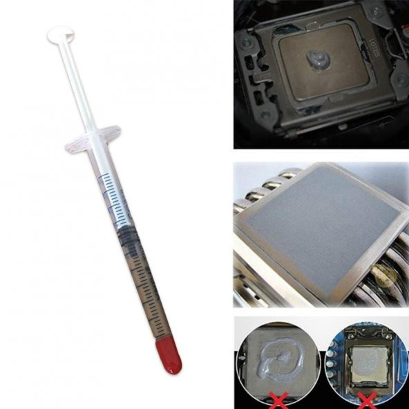 Yüksek Teknoloji Cpu Termal Macun Tek Kullanımlık Küçük Boy - 1