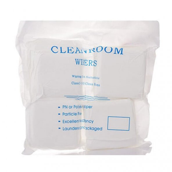 Cleanroom Wipers Anti Statik Fiber Toz Temizleme Bezi 9x9 100adet