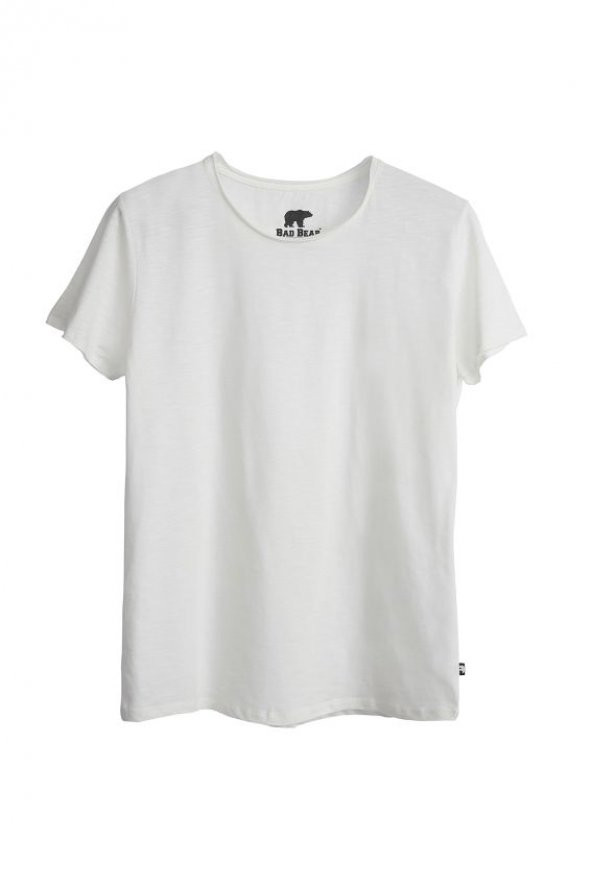 Bad Bear O-Neck T-Shirt Erkek Kısa Kollu Tişört Beyaz 18.01.07.011