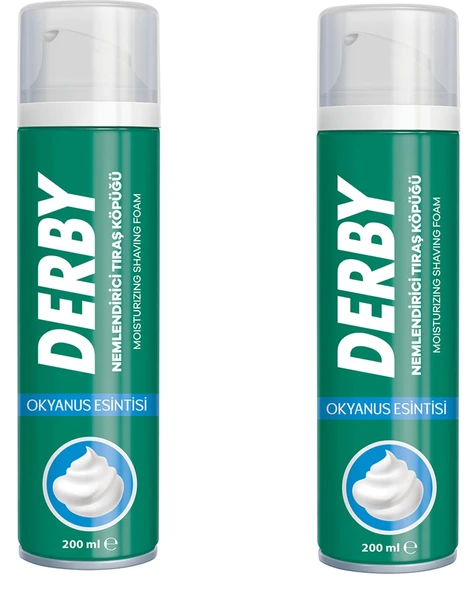 Derby Tıraş Köpüğü Okyanus Esintisi 200 ml x 2