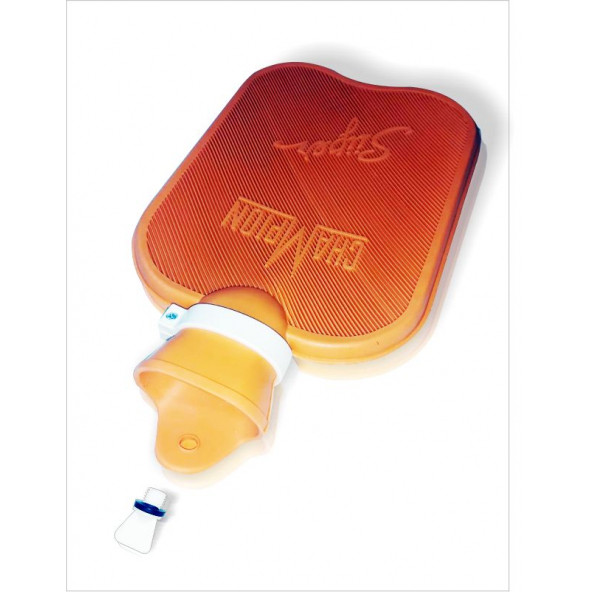 Gerçek Vulkanize Kauçuk Contalı Teflon Tapalı Kapaklı Basınç Kelepçeli Sıcak Su Torbası Termofor