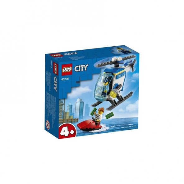 Lego City Polis Helikopteri 60275 Çocuk Oyuncak Eğitici Zeka Geliştiren Montessori Anaokulu Kreş