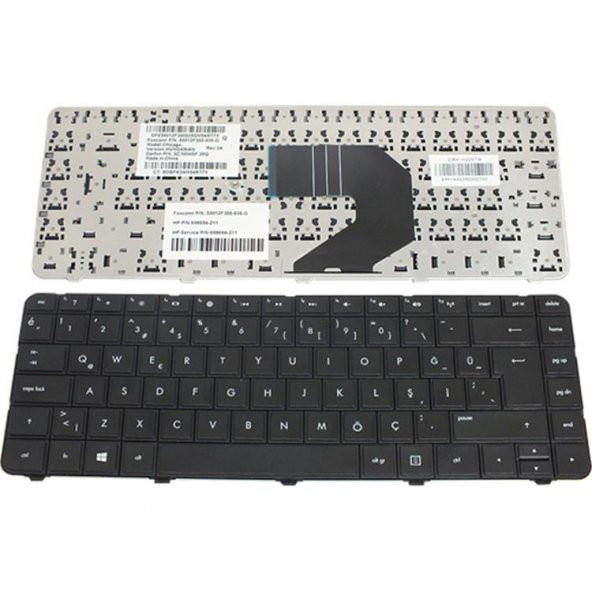 Hp G6-1206eu G6-1206sa G6-1206sr Notebook Klavyesi - Tuş Takımı (Siyah TR)