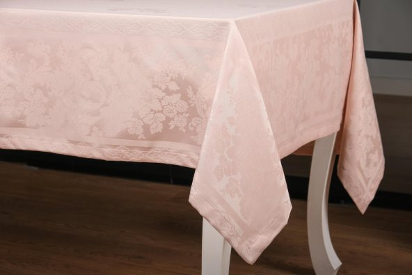 Finezza Raya Lüx Jakar Bambu Kumaş Pudra Masa Örtüsü 160x320 cm - 1103 - Resim 10